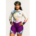 Macaquinho Ciclismo Bike Forro Gel - ML - D80 Abst 05 - Feminino
